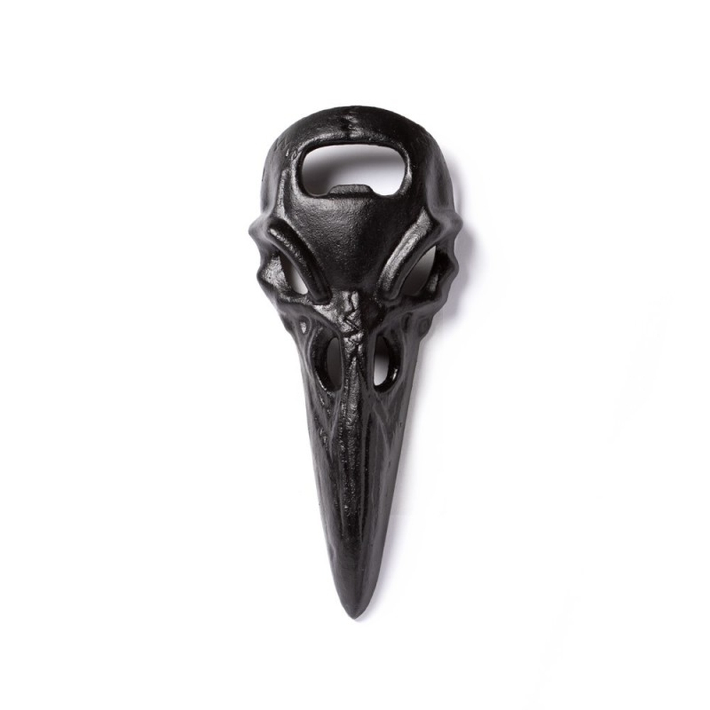 Alchemy - Black Raven Skull Bottle Opener Bottle opener - Black
